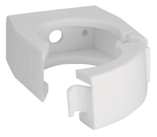 RÖRKLAMMA VIT 32MM LÅSBART ÖVERFALL SB