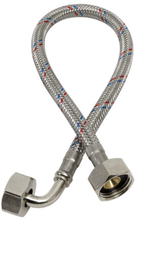 SLANG ANSL PEX RAK/VINKEL RF OMFLÄT DN8 G15 1200MM