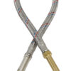 SLANG ANSL FÖR BLANDARE RF OMFLÄT DN6 M10X10MM 500MM 2ST
