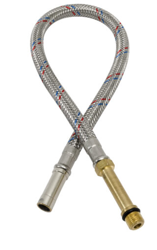 SLANG ANSL FÖR BLANDARE RF OMFLÄT DN6 M10X10MM 500MM 2ST