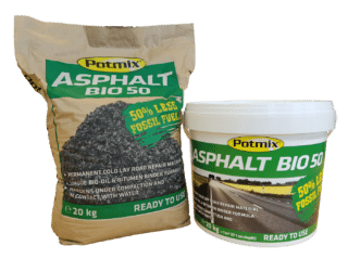 REPARATIONSASFALT BIO 50 POTMIX SÄCK 20KG