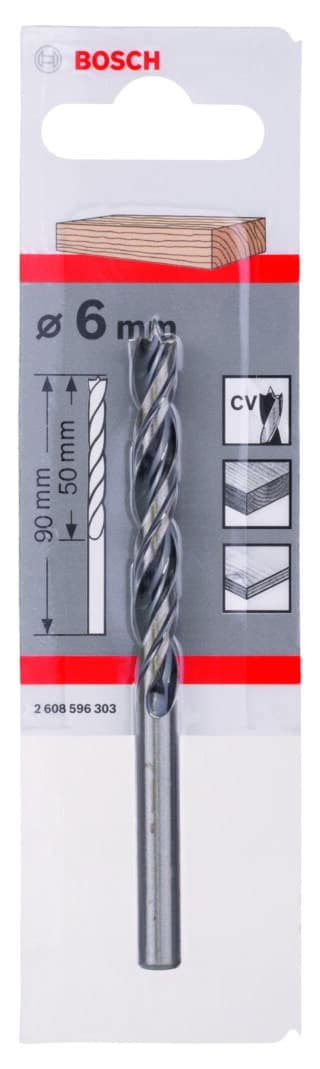 Träspiralborr, standard