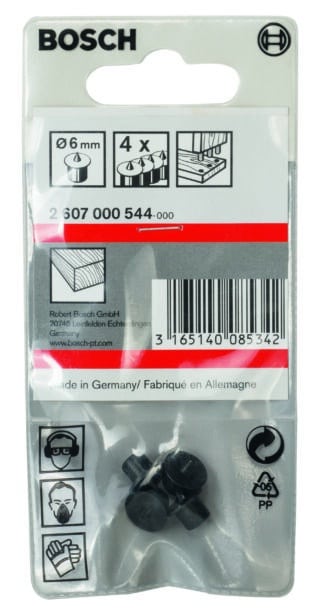 Pluggmarkörssats, 4 delar, 6 mm