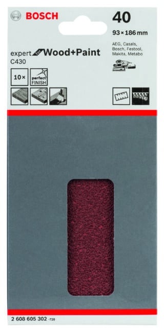 Slippapper C430, 10-pack