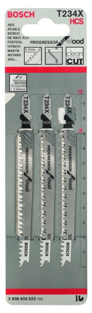 Sticksågsblad T 234 X