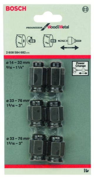 Power Change adapter hylssats, 6 st