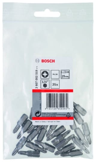 Extrahårda skruvbits korta
