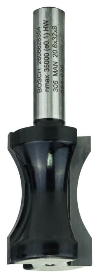 Frässtål, 8 mm, R1 18,3 mm, D 20,6 mm, L 32 mm, G 63,5 mm