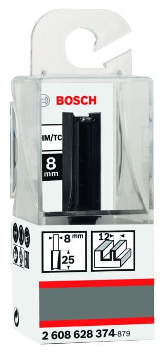 Notfräs, 8 mm, D1 12 mm, L 31,5 mm, G 62 mm