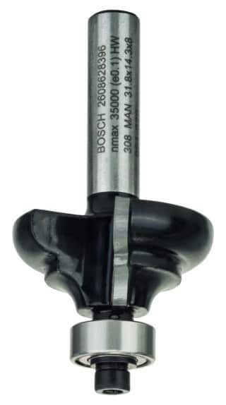 Kantprofileringsfräs C, 8 mm, R1 4,8 mm, B 9.5 mm, L 14 mm, G 57 mm