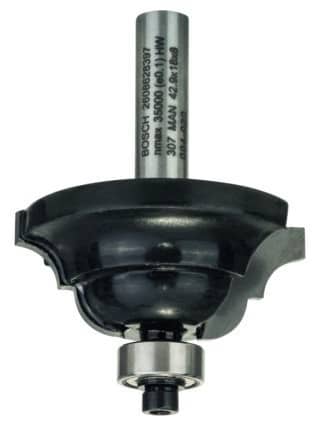 Kantprofileringsfräs D, 8 mm, R1 6,3 mm, B 15 mm, L 18 mm, G 60 mm