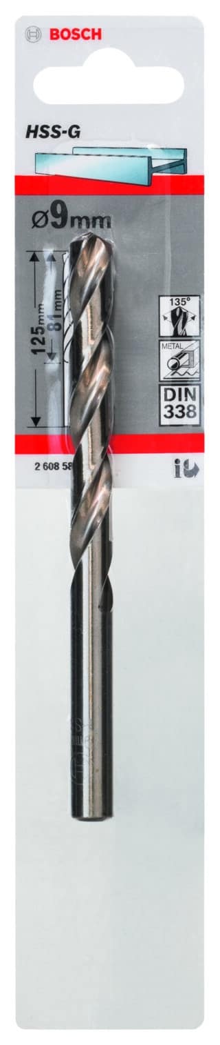 Metallborr, extra långa HSS-G, DIN 338