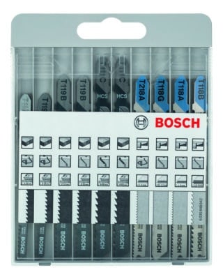 10-delars Basic for Metal and Wood-sticksågssats