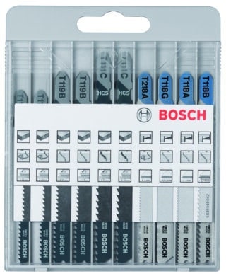 10-delars Basic for Metal and Wood-sticksågssats