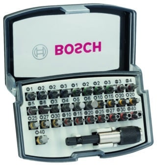 Bitssats PH, PZ, H, T och Quick Change-universalhållare, 32 delar