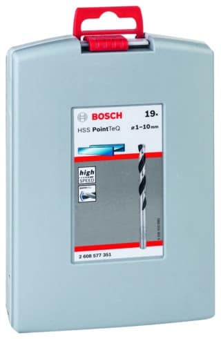 HSS spiralborr PointTeQ ProBox, 19 st., 1¿10 mm