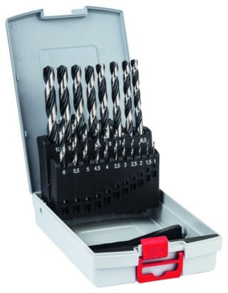 HSS spiralborr PointTeQ ProBox, 19 st., 1¿10 mm