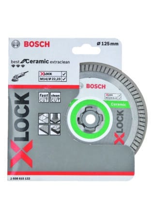 X-LOCK Best for Ceramic Extra Clean Turbo diamantkapskiva 125 × 22,23 × 1,4 × 7