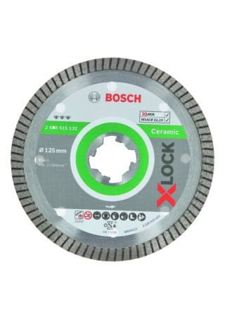 X-LOCK Best for Ceramic Extra Clean Turbo diamantkapskiva 125 × 22,23 × 1,4 × 7