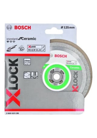 X-LOCK Standard for Ceramic diamantkapskiva 125 × 22,23 × 1,6 x 7