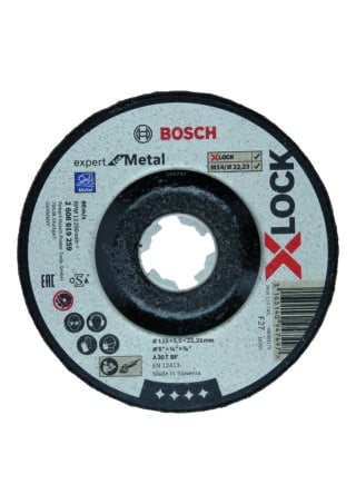 X-LOCK Expert for Metal 125 × 6 × 22,23 mm nedsänkt slipning
