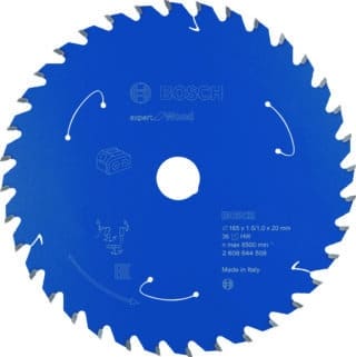 Expert for Wood cirkelsågklinga för sladdlösa sågar 165×1,5/1×20 T36