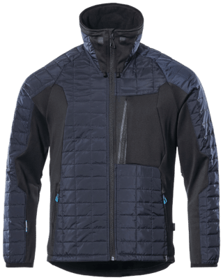 TERMOJACKA 17115 MÖRK         MARIN/SVART L