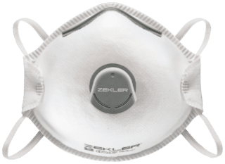 HALVMASK FILTRERANDE 1302V ZEKLER FFP2