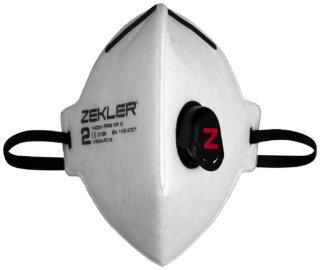 HALVMASK FILTRERANDE 1402V ZEKLER FFP2V 3-PACK