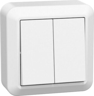 STRÖMBRYTARE CONNECT 2 HOME KRON UTP VIT 16A