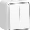 STRÖMBRYTARE CONNECT 2 HOME KRON UTP KAPSLAD VIT 16A IP54