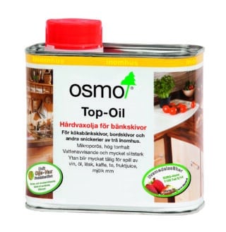 HÅRDVAXOLJA 3028 OSMO F BÄNKSKOFÄRGAD SIDENMATT 0,5L