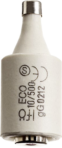 SÄKRING 10A DIAZED ECO RÖD 500 5ST
