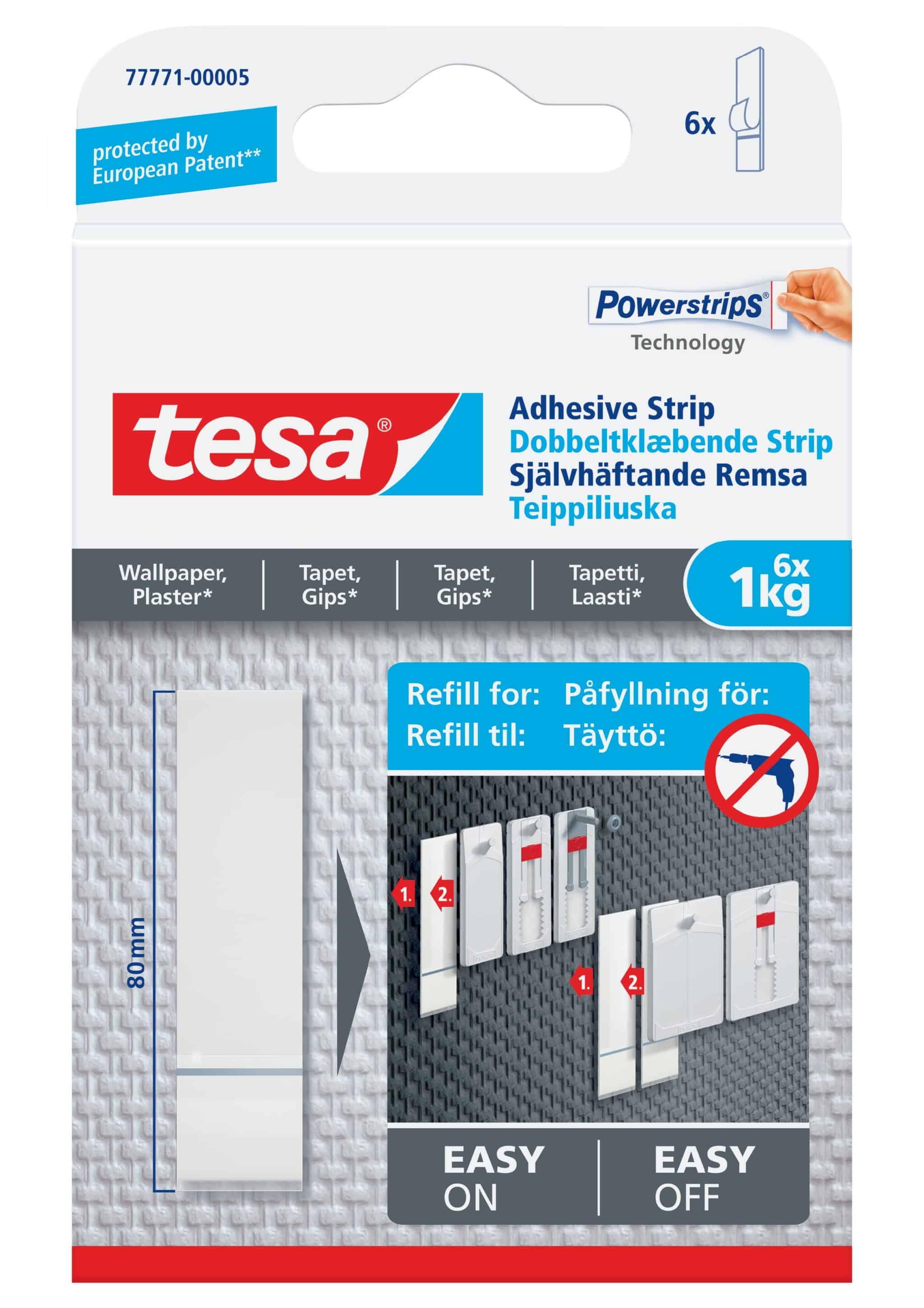SJÄLVHÄFTANDE REMSA TAPET     1KG 6ST