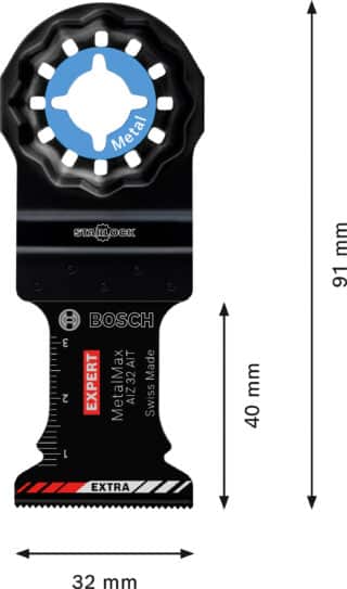 EXPERT MetalMax AIZ 32 AIT blad för multiverktyg 40 x 32 mm