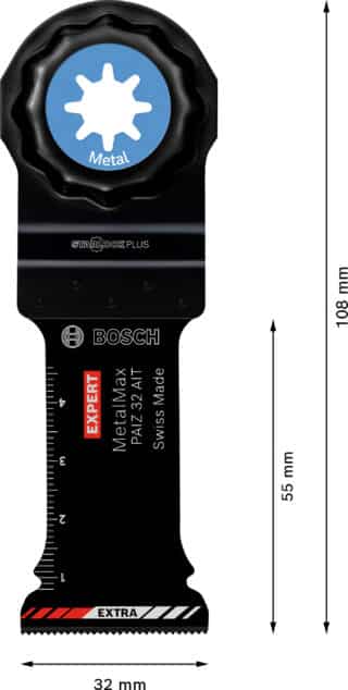 EXPERT MetalMax PAIZ 32 AIT blad för multiverktyg 50 x 32 mm