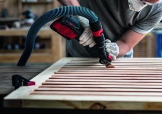 EXPERT Sanding Finger, fin AVZ 32 RT10 slipplatta för multiverktyg, 32 × 53 mm