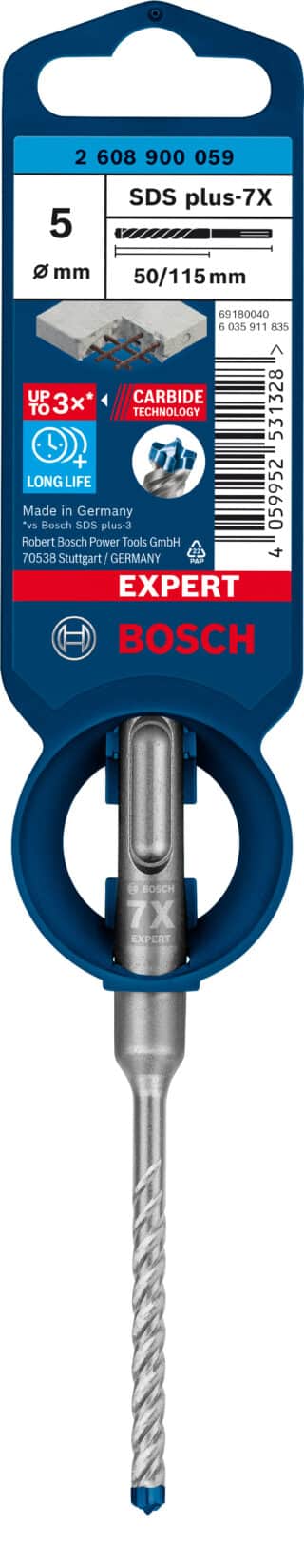 EXPERT SDS plus-7X hammarborr 5 x 50 x 115 mm
