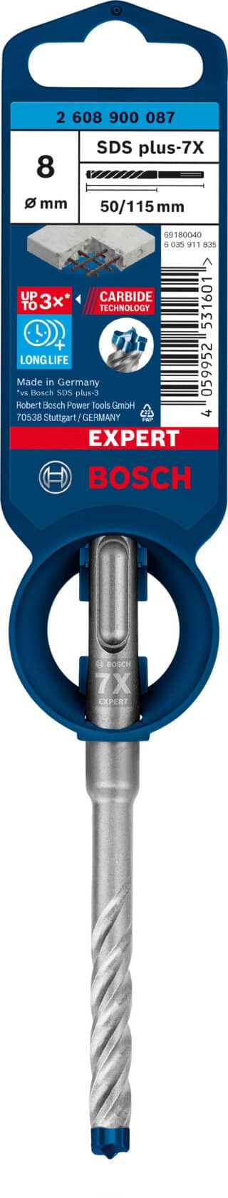 EXPERT SDS plus-7X hammarborr 8 x 50 x 115 mm