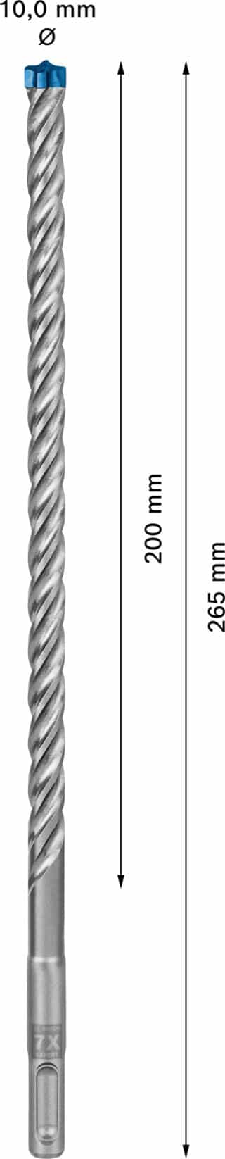 EXPERT SDS plus-7X hammarborr 10 x 200 x 265 mm