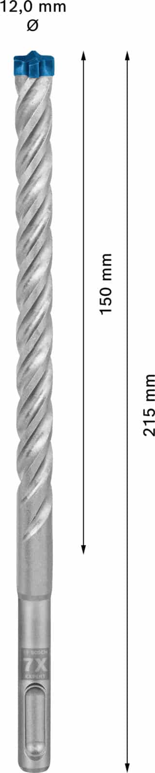 EXPERT SDS plus-7X hammarborr 12 x 150 x 215 mm