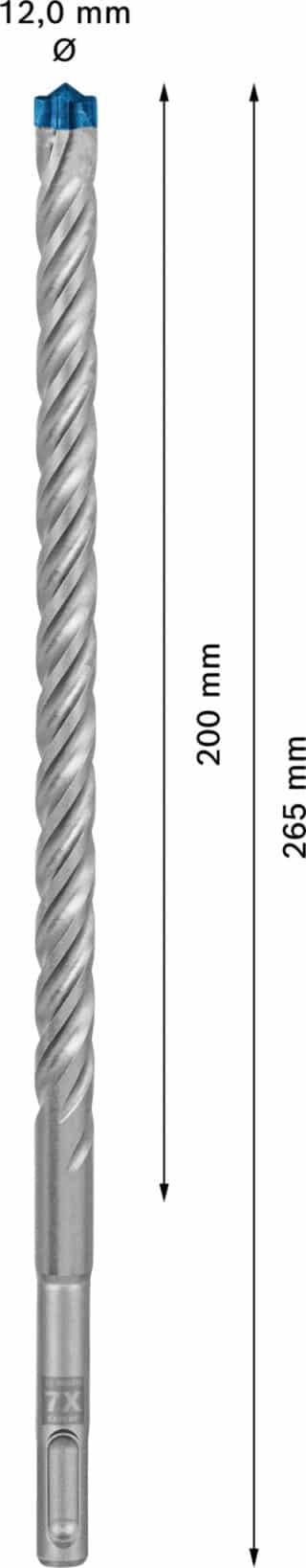 EXPERT SDS plus-7X hammarborr 12 x 200 x 265 mm