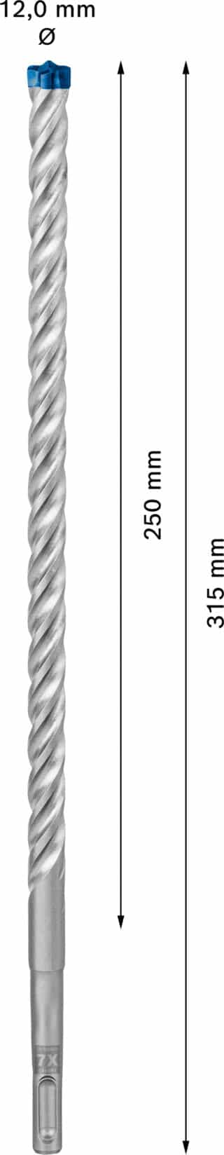 EXPERT SDS plus-7X hammarborr 12 x 250 x 315 mm