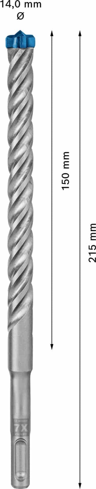 EXPERT SDS plus-7X hammarborr 14 x 150 x 215 mm