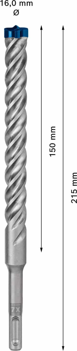 EXPERT SDS plus-7X hammarborr 16 x 150 x 215 mm