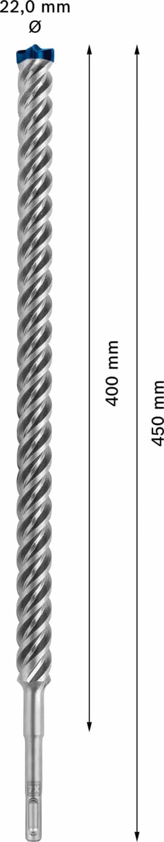EXPERT SDS plus-7X hammarborr 22 x 400 x 450 mm