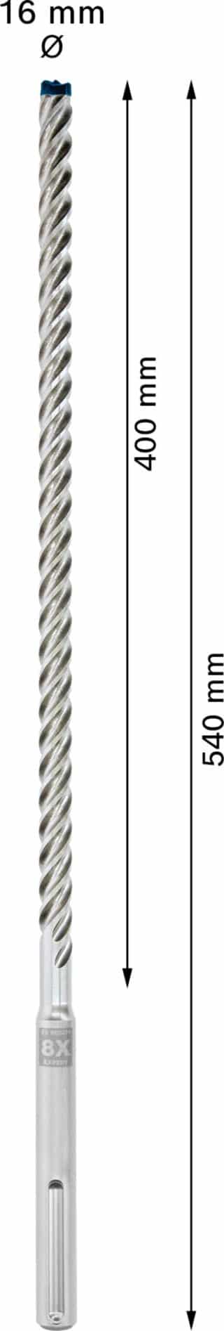 EXPERT SDS max-8X hammarborr 16 x 400 x 540 mm