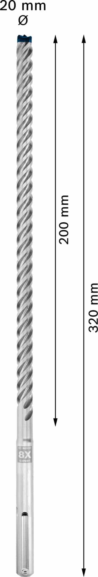 EXPERT SDS max-8X hammarborr 18 x 400 x 540 mm