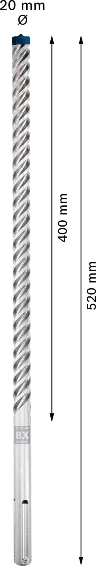 EXPERT SDS max-8X hammarborr 20 x 400 x 520 mm