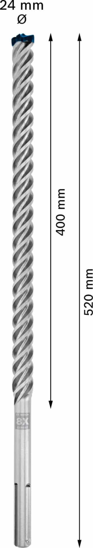 EXPERT SDS max-8X hammarborr 24 x 400 x 520 mm